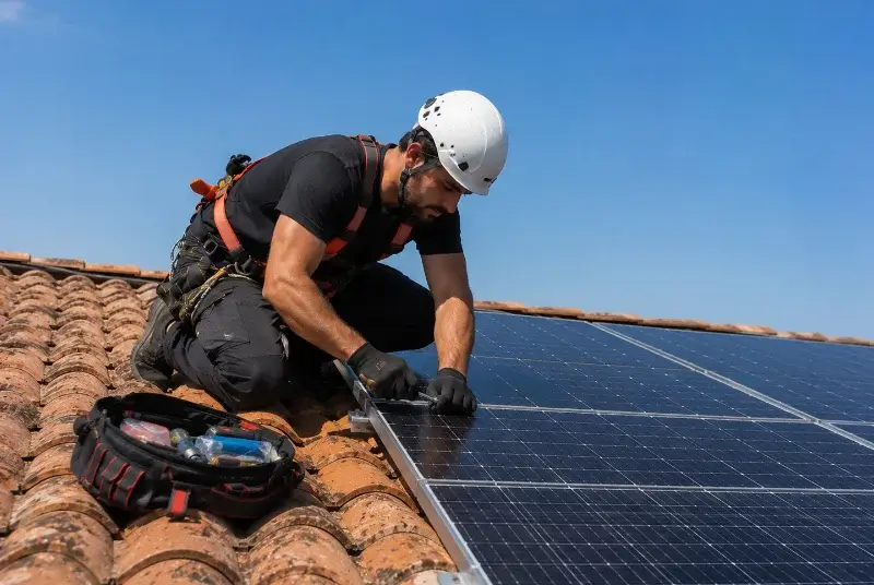 Maintenance et monitoring de panneaux solaires à Maurrin